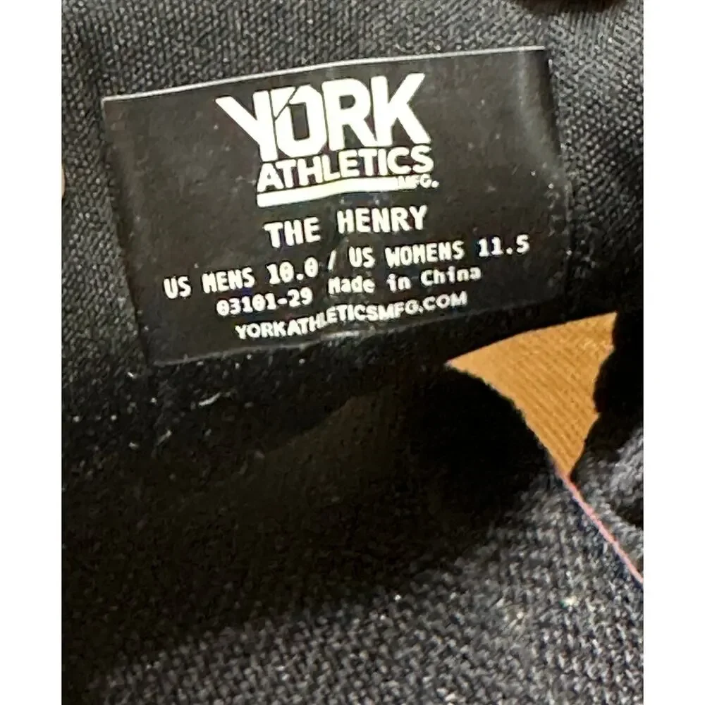 York Athletics The Henry Air Mesh Runner Sneakers Unisex Size 10 M 11.5 W NIB